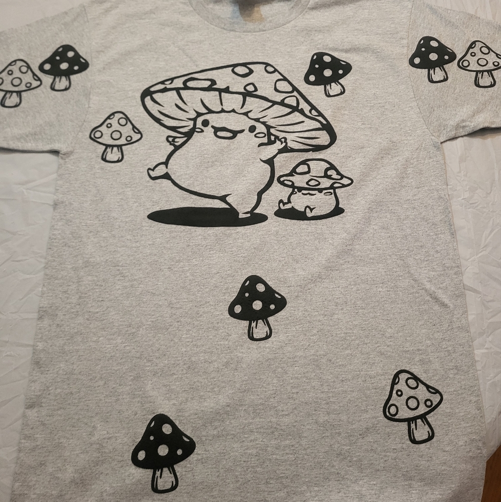 Dancing Mushroom Sand Graphic Tee